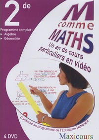  Cogan - M comme Maths Programme complet 2e - Un an de cours particuliers en vidéo, 4 DVD.