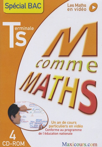 Olivier Malinaud et  Cogan - Ma comme Maths Spécial Bac Tle S - Un an de cours particuliers en vidéo, 4 CD-Rom.