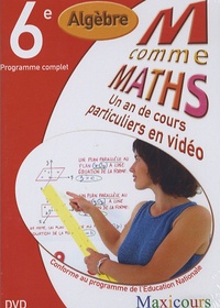  Cogan et  Tillier - Ma comme Maths Algèbre 6e - Un an de cours particuliers en vidéo, DVD.