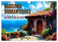 Maisons romantiques au bord de la mer (Calendrier mural 2027 DIN A4 vertical), CALVENDO calendrier mensuel
