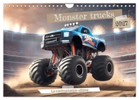 Monster trucks La confrontation ultime (Calendrier mural 2027 DIN A4 vertical), CALVENDO calendrier mensuel