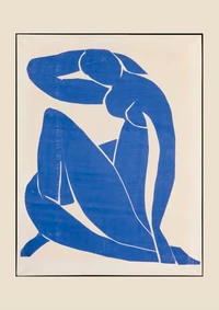 Notizbuch A4 kariert - 100 Seiten Soft Cover Henri Matisse - FSC Papier