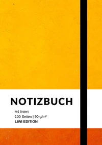 Notizbuch A4 liniert - 100 Seiten Soft Cover - FSC Papier