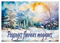 Paysages fluviaux magiques (Calendrier mural 2027 DIN A3 vertical), CALVENDO calendrier mensuel
