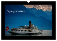 Paysages suisses (Calendrier mural 2027 DIN A3 vertical), CALVENDO calendrier mensuel
