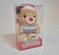 Peluche cosy bonhomme de neige
