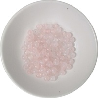 A PRECISER - Perles Quartz Rose 4 mm. Sachet de 100 perles