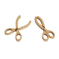 Pince-ciseaux bois-Lot de 2