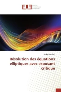 Résolution des équations elliptiques avec exposant critique