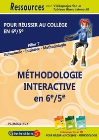 Generation 5 - Pour réussir au collège  : Ressources TBI/vidéoprojection - Méthodologie interactive 6e/5e.