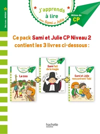 Sami et Julie CP Niveau 2 - Lot de 3 histoires