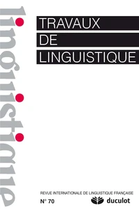 Travaux linguistiques
