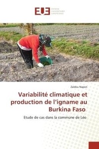 Zaïdou Napon - Variabilité climatique et production de l'igname au Burkina Faso - Etude de cas dans la commune de Léo.