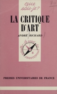 A Richard - La Critique d'art.