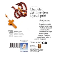 CHAPELET DES MYSTÈRES JOYEUX PRIÉ - CD AUDIO