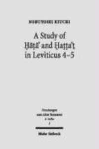 A Study of Hata' and Hatta't in Leviticus 4-5.