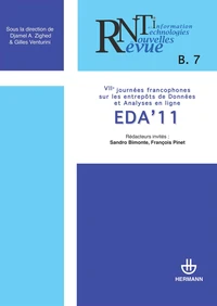 Revue des nouvelles technologies de l'information, n° B-7. EDA'11
