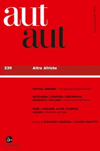 Aut aut 339 - Altre Afriche