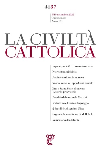  Aa.vv. - La Civiltà Cattolica n. 4137.
