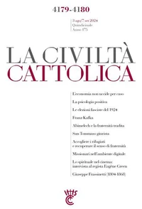La Civiltà Cattolica n. 4179-4180