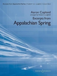 Aaron Copland - Excerpts from Appalachian Spring - wind band. Partition et parties..