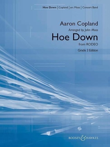 Aaron Copland - Hoe Down - from "Rodeo". wind band. Partition et parties..