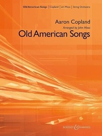 Aaron Copland - Old American Songs - Suite. string orchestra. Partition et parties..