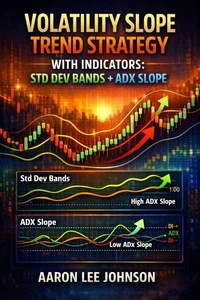 Volatility Slope Trend Strategy with Indicators: Std Dev Bands + ADX Slope