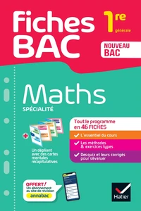 Maths 1re générale spécialité