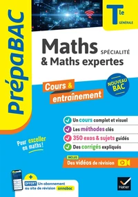 Maths spécialité & Maths expertes Tle générale