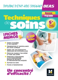 Techniques de soins en fiches mémos DEAS