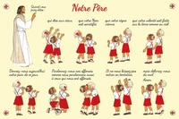 Carte A5 Notre Père - Vouvoiement