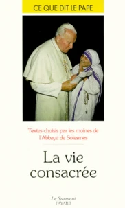 La vie consacrée