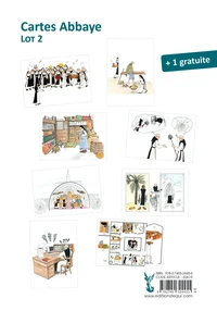 Série de 8 cartes Abbaye Lot 2