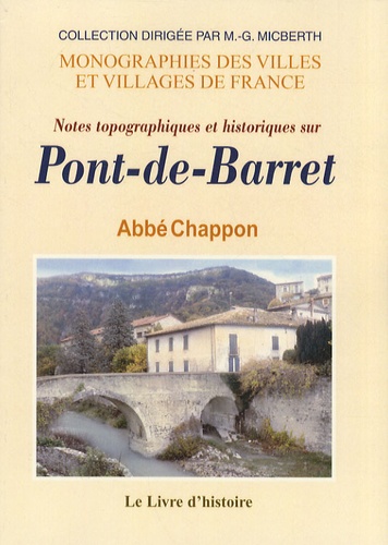  Abbé Chappon - Notes topographiques et historiques sur Pont-de-Barret.
