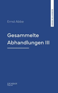 Gesammelte Abhandlungen III