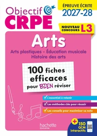 Arts, épreuve écrite - Arts plastiques, Education musicale, Histoire des arts