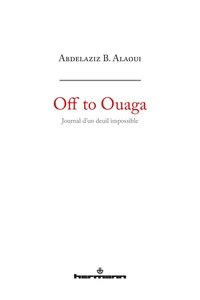 Off to Ouaga