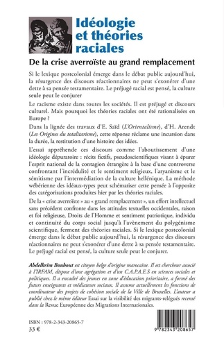 Idéologie et théories raciales. De la crise averroïste au grand remplacement