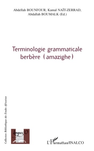 Abdellah Bounfour - Terminologie grammaticale berbère (amazighe).