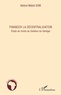 Abdoul Aziz Sow - Financer la décentralisation - Etude du Fonds de Dotation du Sénégal.