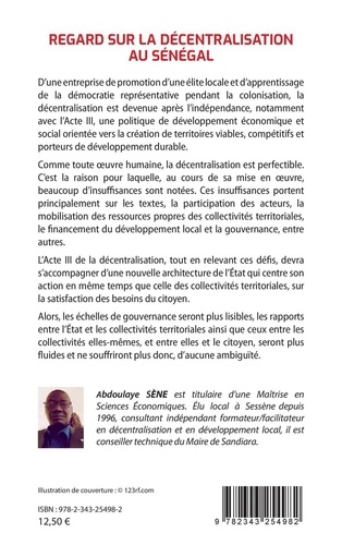 Regard sur la décentralisation au Sénégal