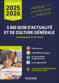 3500 QCM d'actualité et de culture générale Catégories B et C