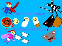 The Pamper League vs The Diabolical Diapers