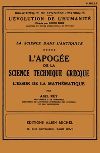 L'Apogée de la science technique grecque