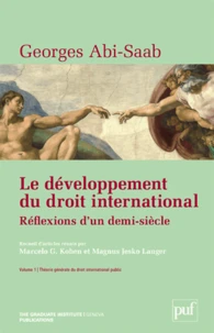 Le développement du droit international