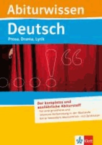Abiturwissen Deutsch. Prosa, Drama, Lyrik.