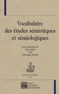 Vocabulaire des études sémiotiques et sémiologiques