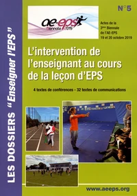 L'intervention de l'enseignant au cours de la leçon d'EPS