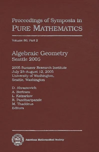 Algebraic Geometry Sattle 2005